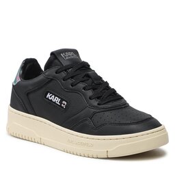 KARL LAGERFELD Sneakersy KARL LAGERFELD KL63021 Black Lthr