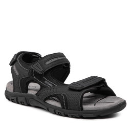 Geox Basutės Geox U S.Strada D U8224D 050AU C9310 Black/Stone