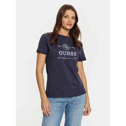 Guess Guess Majica V5RI05 J1314 Mornarsko modra Regular Fit