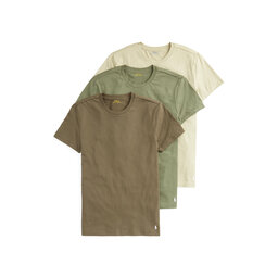 Polo Ralph Lauren Polo Ralph Lauren Σετ 3 T-Shirts 714830304013 Πράσινο Regular Fit