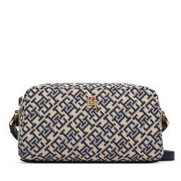 Tommy Hilfiger Handtasche Tommy Hilfiger Th Grace Camera Bag Jacquard AW0AW18864 Dunkelblau