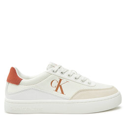 Calvin Klein Jeans Αθλητικά Calvin Klein Jeans Classic Cupsole Laceup Low Lth YW0YW01668 Λευκό