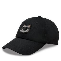 KARL LAGERFELD Шапка с козирка KARL LAGERFELD 236W3403 Black A999