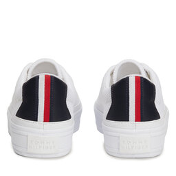 

Снікерcи Tommy Hilfiger Vulc Monotype Sneaker FW0FW07675 White/Space Blue 0K5, Білий