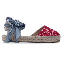 

Еспадрильї Manebi Flat Valenciana F 9.4 P0 Red Grey Bandana, Червоний