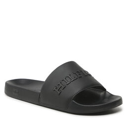 Tommy Hilfiger Чехли Tommy Hilfiger 3D Print Hilfiger Pool Slide FM0FM04612 Black BDS
