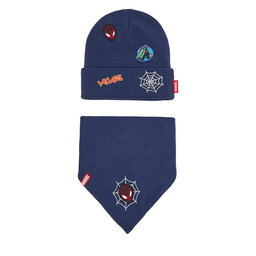 Spiderman Ultimate Set šal + kapa Spiderman Ultimate CEO-ACCCS-AW25-113SPRMV Mornarsko modra