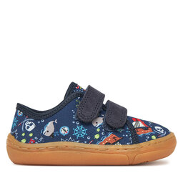 Froddo Bačkory Froddo Barefoot Canvas G1700379-29 M Tmavomodrá