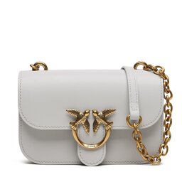 Pinko Kabelka Pinko Love Bell Mini AI 23-24 PLTT 100048 A14P Grey I30Q