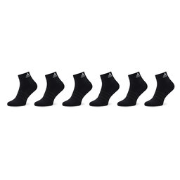 adidas Σετ 6 ζευγάρια κοντές κάλτσες unisex adidas Cushioned Sportswear IC1291 Black/White