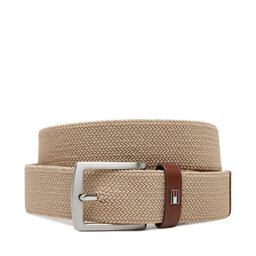 Tommy Hilfiger Cinturón para hombre Tommy Hilfiger Denton Elastic 3.5 AM0AM13354 Beis