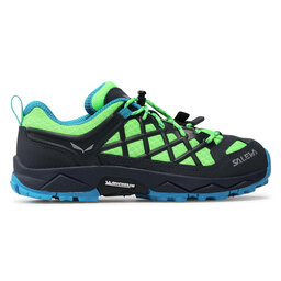 

Трекінгові черевики Salewa Jr Wildfire 64007-5810 Fluo Green/Blue Danube 5810, Зелений