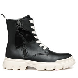 Geox Kozaki Geox J Junette Girl J36HVG 000BC C9B1P S Czarny