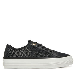 Tommy Hilfiger Sneakersy Tommy Hilfiger Vulc Embroidered Sneaker FW0FW08685 Černá