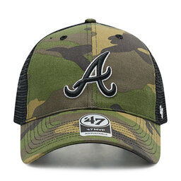 

Бейсболка 47 Brand MLB Atlanta Braves Branson Trucker B-CBRAN01GWP-CMB Зелений