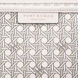 

Сумка Tory Burch Basketweave Tote 145634 New Ivory 104, Бежевий