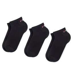 Fila Set di 3 paia di calzini corti unisex Fila Calza F9100 Black 200