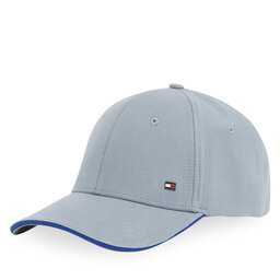 Tommy Hilfiger Шапка с козирка Tommy Hilfiger Th Corp Flannel 6 Panel Cap AM0AM13164 Сив
