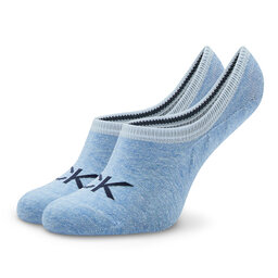 Calvin Klein Calcetines tobilleros para mujer Calvin Klein 701218773 Light Blue Melange 005