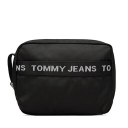 Tommy Jeans Pochette per cosmetici Tommy Jeans Tjm Essential Nylon Washbag AM0AM11721 Black BDS