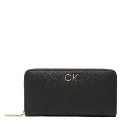 Calvin Klein Große Damen Geldbörse Calvin Klein Re-Lock Z/A Wallet Lg Pbl K60K610242 BAX