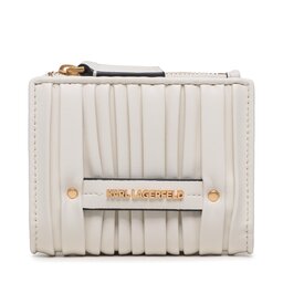 KARL LAGERFELD Малък дамски портфейл KARL LAGERFELD 231W3221 Off White