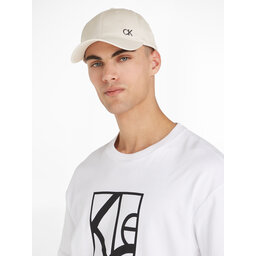 Calvin Klein Șapcă Calvin Klein Ck Bombed Metal Bb Cap K50K510968 Stony Beige ACE