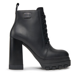 

Ботильйони Tommy Jeans Tjw High Heel Lace Up Boot EN0EN02408 Black BDS, Чорний