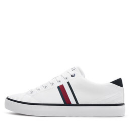 

Кросівки Tommy Hilfiger Th Hi Vulc Low Stripes Mesh FM0FM04946 White YBS, Білий