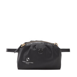 Pinko Чанта за кръст Pinko Mini Belt Bag Recycled Nylon Fl. Pe 22 PLTT 1P22MT Y7UX Nero Limou Z99B
