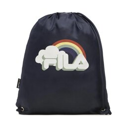 Fila Turnbeutel Fila Bohicon Rainbow Small Sport Drawstring Backpack FBK0018 Medieval Blue 50001