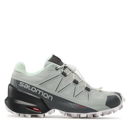 

Взуття Salomon Speedcross 5 W 416098 20 V0 Wrought Iron/Spray/White, Зелений