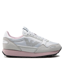 

Снікерcи Emporio Armani X3X058 XN313 S123 Perla/Op.White/Rosa, Сірий