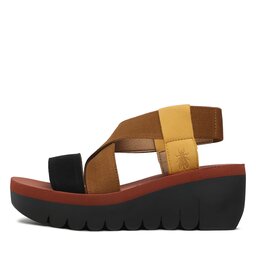 

Босоніжки Fly London Yabifly P144922002 Bumblebee/Camel/Black, Кольоровий