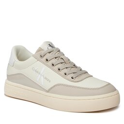 

Снікерcи Calvin Klein Jeans Classic Cupsole Low Lace Lth Ml YW0YW01296 0GF, Бежевий