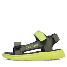 

Босоніжки Kappa 260886MFK Lime/Army 3331, Хакі
