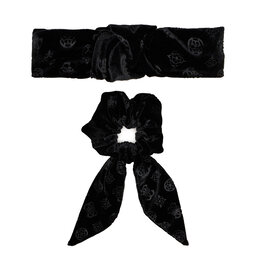 Guess Zestaw opaska i gumka do włosów Guess GFBOXW P4103 Czarny