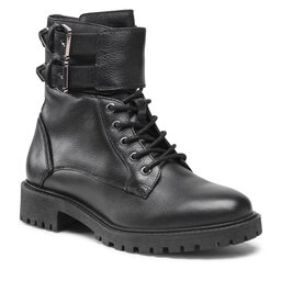 Geox Schnürstiefeletten Geox D Hoara C D16FTC 00046 C9999 Black