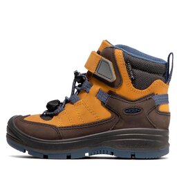 

Трекінгові черевики Keen Redwood Mid Wp 1023882 Harvest Gold/Vintage Indigo, Коричневий