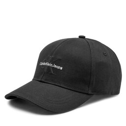 Calvin Klein Шапка с козирка Calvin Klein Monologo Embro K50K512180 Черен