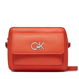 Calvin Klein Sac à main Calvin Klein Re-Lock Camera Bag W/Flap K60K611083 Orange SA3