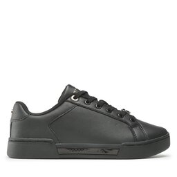 

Снікерcи Tommy Hilfiger Court Snaker With Lace Hardware FW0FW06908 Blach/Gold 0GL, Чорний