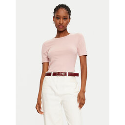 Tommy Hilfiger Tommy Hilfiger Футболка WW0WW43918 Рожевий Slim Fit