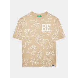 United Colors Of Benetton United Colors Of Benetton T-Shirt 34D3C10BM Beige Regular Fit