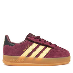 adidas Sneakers adidas Gazelle Indoor Comfort Closure Elastic KI7355 Dunkelrot