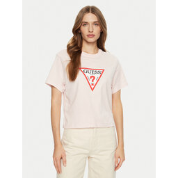 Guess Jeans Guess Jeans Футболка W4YI73 K8HM0 Рожевий Regular Fit