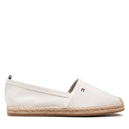 

Еспадрильї Tommy Hilfiger Basic Tommy Flat Espadrille FW0FW04827 Ivory YBI, Білий