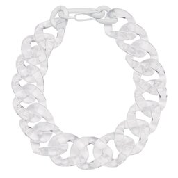 Patrizia Pepe Kaklo papuošalas Patrizia Pepe 8JA034/M021-W212 Transparent White