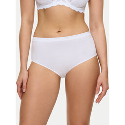 Triumph Triumph Klasične spodnje hlačke z visokim pasom Sense Of Modal 10224787 Bela