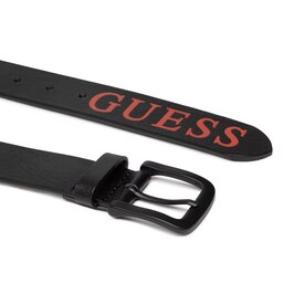 

Чоловічий ремінь Guess Colored Logo Belt M3RZ13 L0S90 JBLK, Чорний
